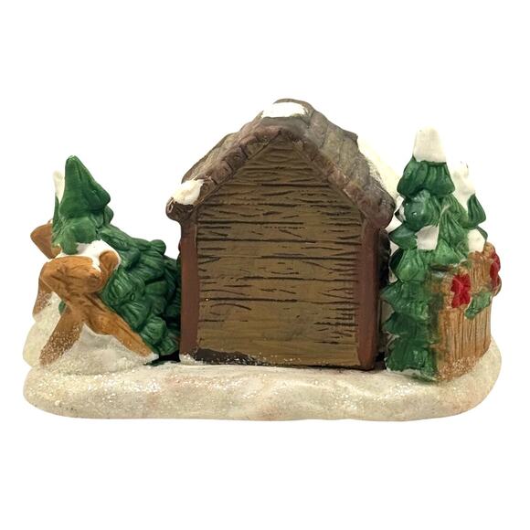 2002 Cobblestone Corners “Trees for Sale” Village Accessory 5″ W Ceramic - Picture 3 of 6